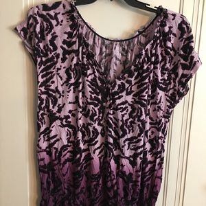 A.N.A. Purple ombré top